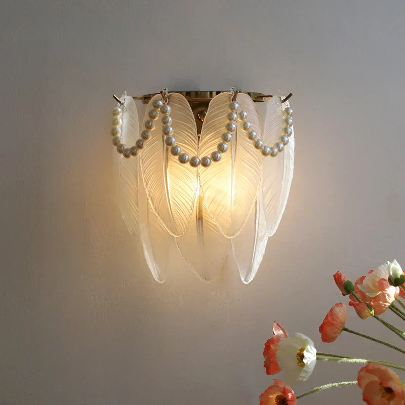 Feather Pendant Chandelier for Luxe Ceiling Decor in French Loft Style