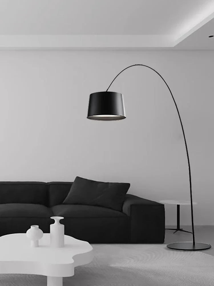 Modern Vertical LED Floor Lamp: Minimalist Nordic Design for Home Decor Lighting