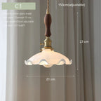 Scandinavian Brass Chandelier: Modern Luxury Glass Hanging Lamp for Dining Table & Bedside