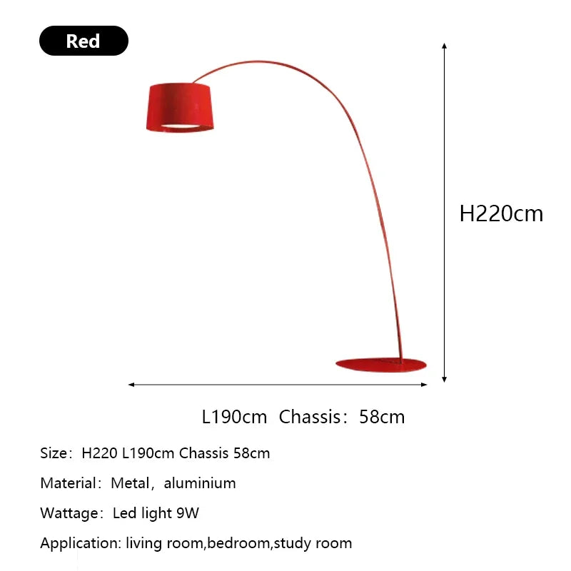 Modern Vertical LED Floor Lamp: Minimalist Nordic Design for Home Decor Lighting