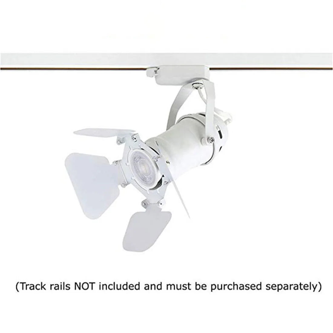 Artwork LED Track Lighting Fixture: Vintage Industrial Design, Adjustable Spotlights