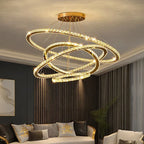 Modern Crystal Ceiling Chandelier Pendant Light for Home Decor Bedroom Living Room