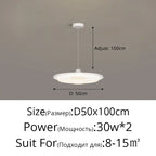 Cream Style LED Ceiling Lights - Modern, Simple, Atmospheric Lighting for Home