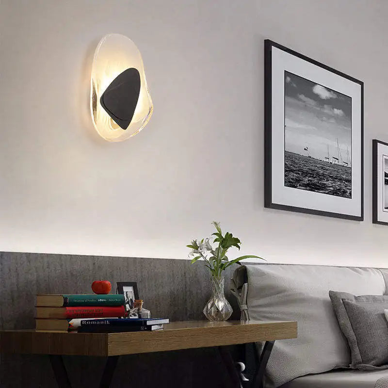 Irregular Graphic Wall Light Modern Luxury Bedside Sconce