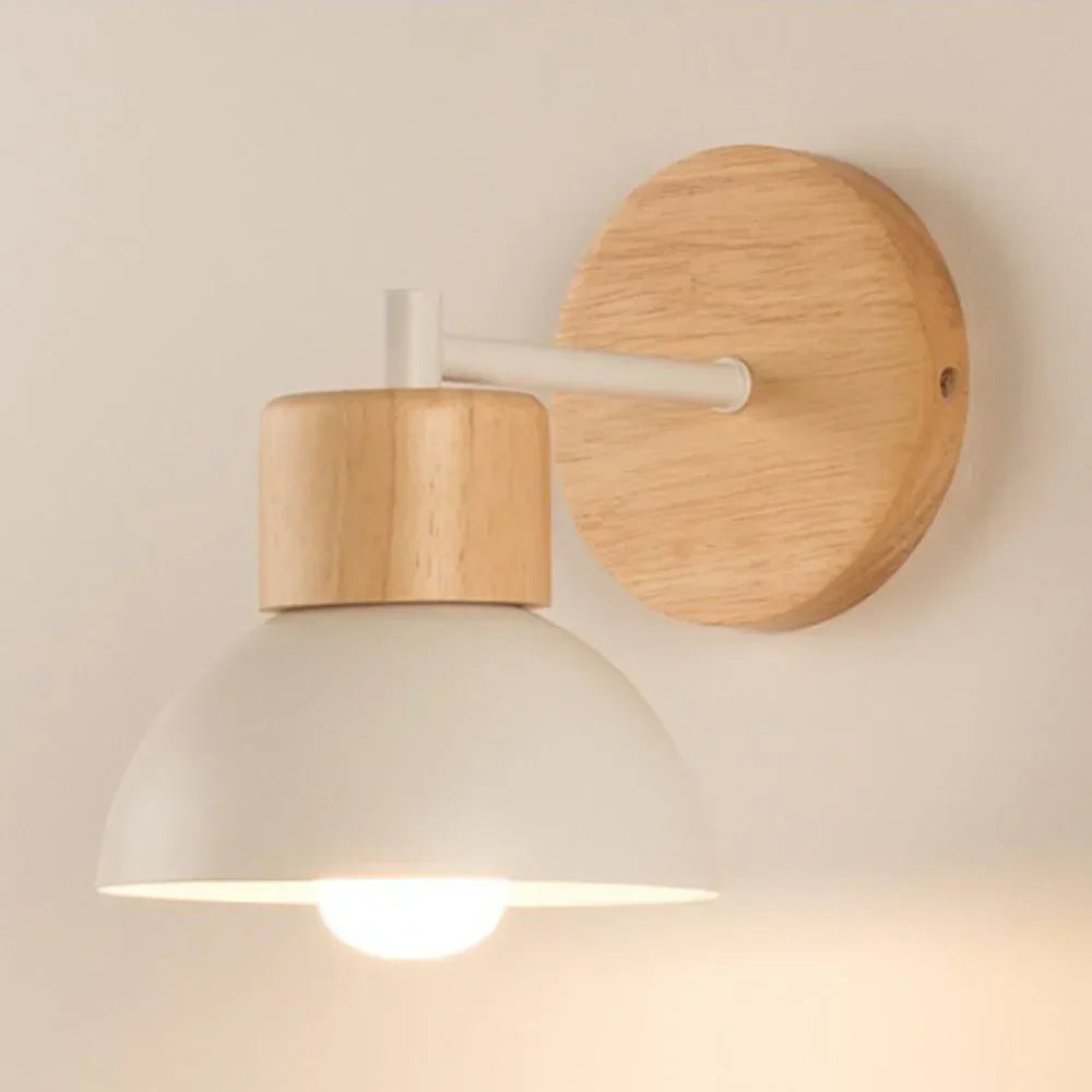 Nordic Macarons Wall Sconce Light for Living Room Bedroom, E27 Base Fixture
