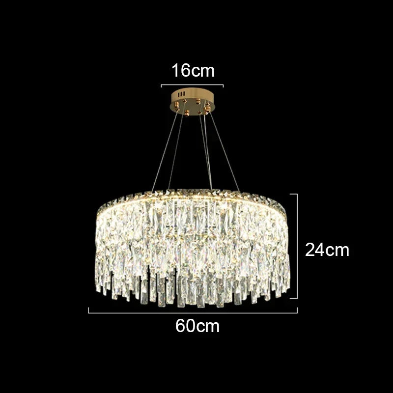Crystal Chandelier: Luxury Bedroom & Living Room Lighting