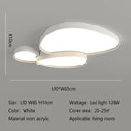 Modern Round LED Ceiling Lamp for Living Room and Bedroom