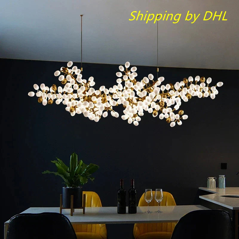 Modern Glass Luxury Chandelier for Home and Commercial Spaces