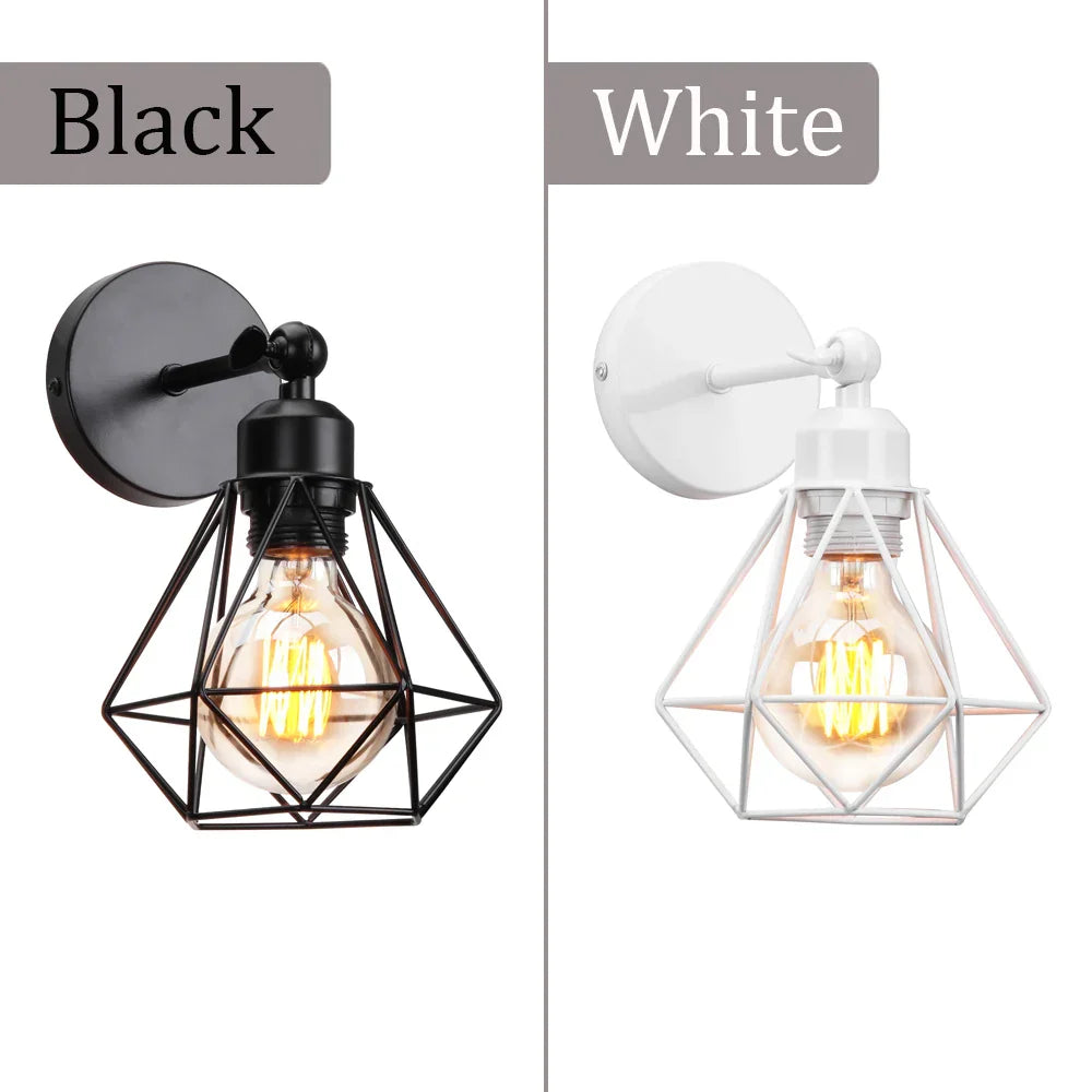 Retro Wood Wall Sconce Vintage Ceiling Pendant Lights for Home Décor