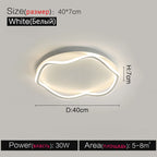 Bedroom Ceiling Lamps: Modern LED, Master Bedroom Minimalist, Ins Style