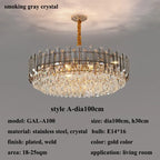 Modern Crystal Chandelier for Living Room Dining Hall Home Decor