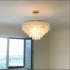 Nordic Shell Chandelier: Modern, Creative, & Luxurious Lighting for Living, Dining & Bedroom