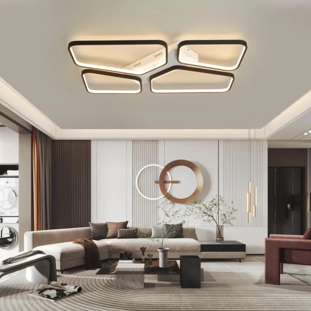 Modern LED Ceiling Light Fixture for Living Room & Bedroom Décor