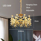 Butterfly Chandelier: Modern LED Dimmable Pendant Lamp Luxe Crystal Decor-Light 2024