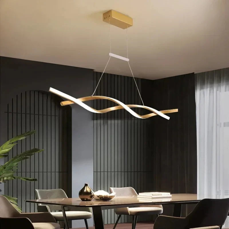 Modern Dimmable LED Pendant Lights for Kitchen Island Dining Chandelier