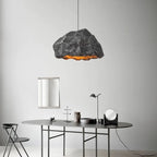 Rock Shape LED Chandelier - Nordic Resin Pendant Lamp for Living Room