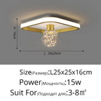 Gypsophila Chandelier: Modern Ceiling Light for Living Room, Bedroom, Home.