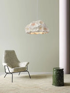 Rock Shape LED Chandelier - Nordic Resin Pendant Lamp for Living Room