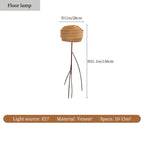 Wabi Sabi Floor Lamp: Modern Stand Light for Living Room, Bedroom, or Home Decor