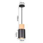 Wood Pendant Lights: Minimalist Nordic Style Hanging Lamps for Home & Restaurant