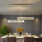 LED Crystal Chandelier: Luxury Modern Dining Room & Kitchen Island Lighting