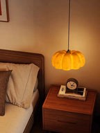 Retro LED Pumpkin Pendant Light for Dining Room, Bar, and Bedroom Decor