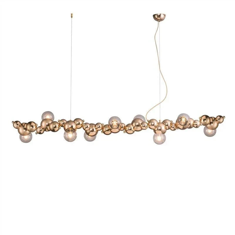 LED Caterpillar Chandelier: Stylish Long Pendant Lamp for Living Room, Restaurant, Hotel