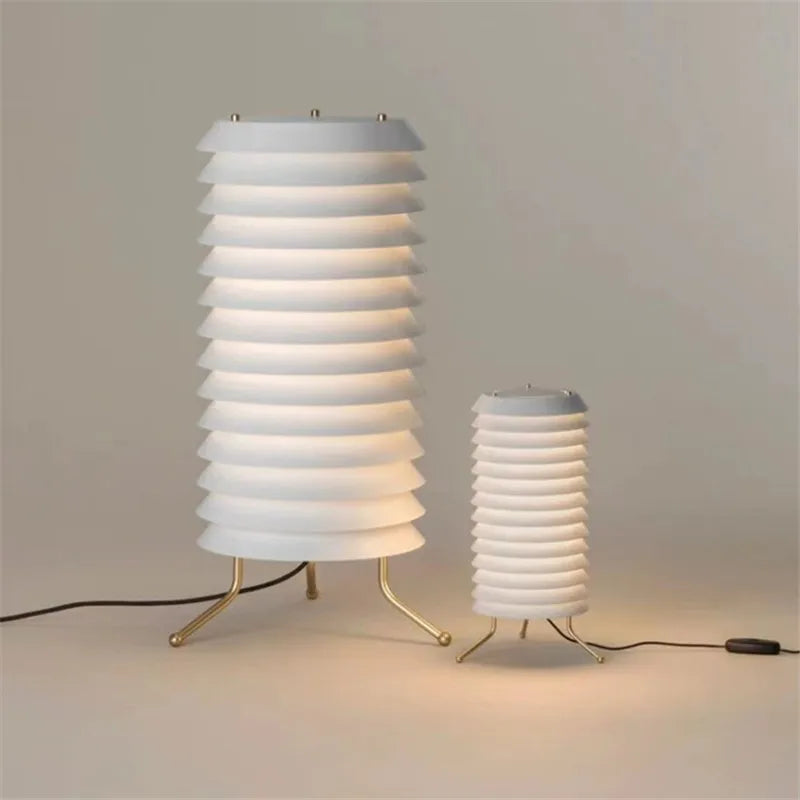 Maija Table Lamp: Medieval Nordic Design Replica, White Bedside & Living Room Light