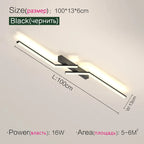 LED Strip Ceiling Lights: Modern Minimalist Corridor & Balcony Lighting