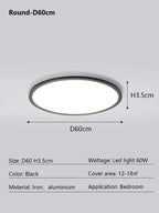 Modern Ultra Thin LED Ceiling Light for Home Décor & Lighting Fixtures