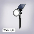 Solar Spotlight 7LED Lamp Adjustable In-Ground Landscape Wall Light
