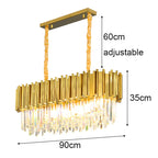 Nordic Modern Crystal Ceiling Chandelier LED Lights for Luxury Home Decor