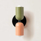 Modern Macaron Colorful Wall Lamp Fixture for Living, Dining, Bedroom & Bedside