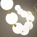 Necklace Pendant Light | Luxury Glass Ball Chandelier for Home