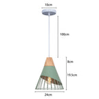 Modern Nordic Aluminum Pendant Lights for Kitchen Living Room, E27 LED Suspension Luminaire