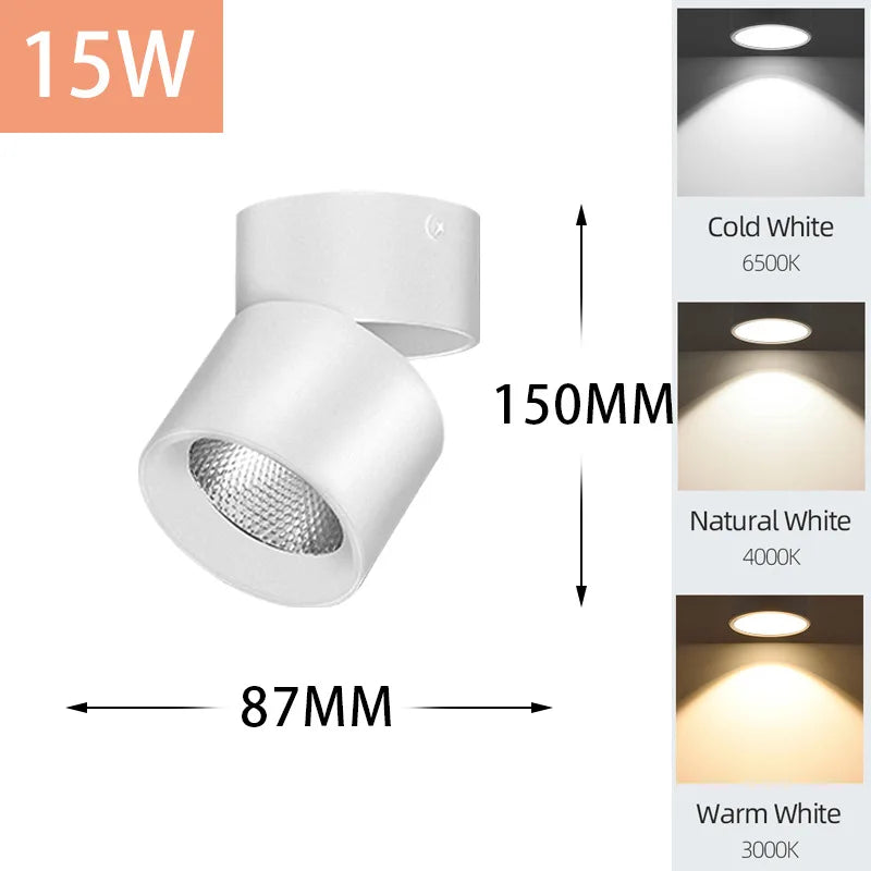 LED Downlight Ceiling Spotlights 5/10/15/25W for Indoor Kitchen Lighting
