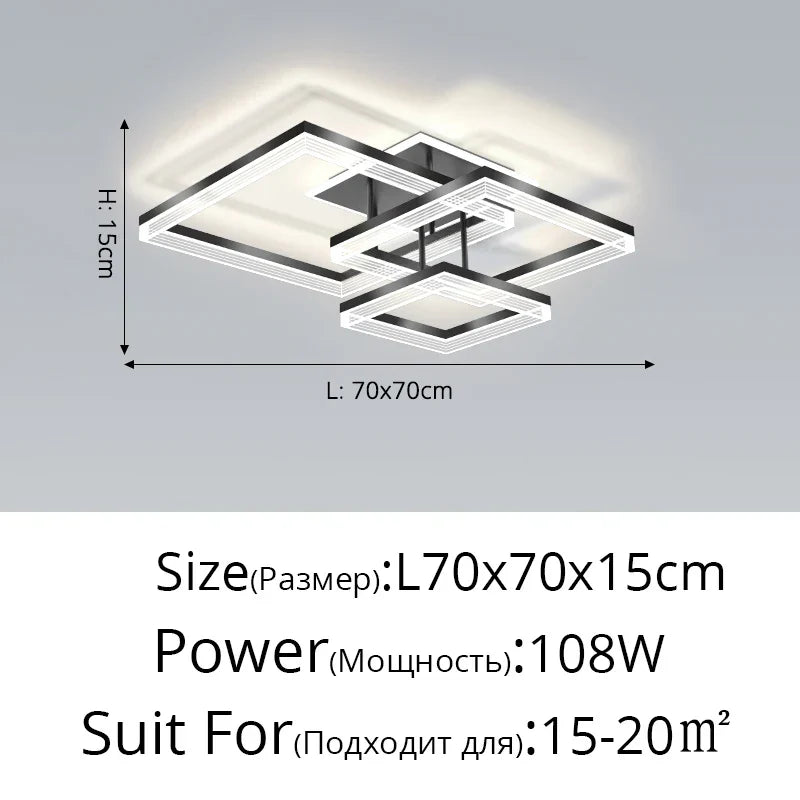 Modern Acrylic Circle Chandelier Pendant Lights for Indoor Living Room Decor