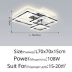 Modern Acrylic Circle Chandelier Pendant Lights for Indoor Living Room Decor