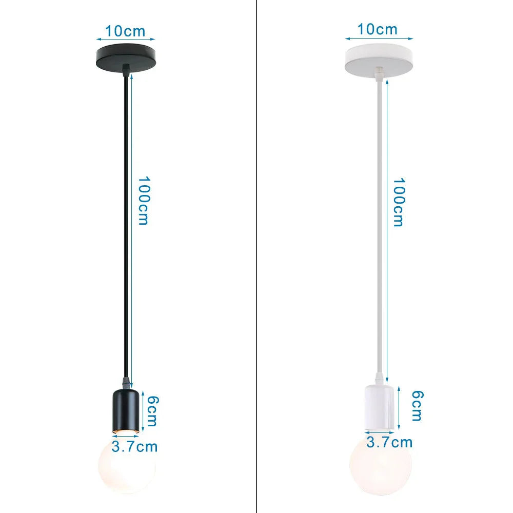 Nordic Modern Wood Pendant Light by - LED E27 Vintage Industrial Fixture for Home