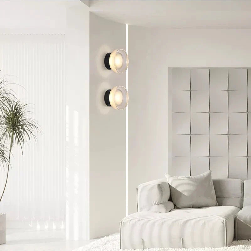 Nordic Acrylic Bedside Wall Lamp: Minimalist Bedroom Decorative Light