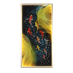 Gold Fish LED Picture Wall Light for Home Decor & Bedroom Aisle