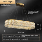 Crystal Chandelier: Modern Luxury Lighting for Living Room, Restaurant, and Villa