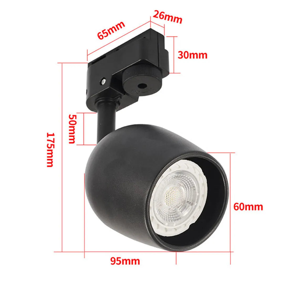 Mini GU10 Track Lights - H Type Ceiling Spotlight for Art Exhibition, Task Lighting
