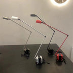 Lumina Adjustable Long Arm Floor Lamp - Industrial Design for Reading and Study Room