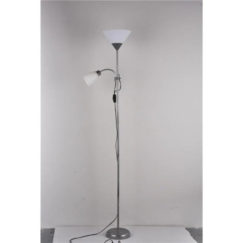 Modern Double Flowers Floor Lamp for Study Bedroom Living Room