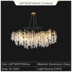 Gold Tree Branch Chandelier: Elegant European Style Pendant Light for Home Decor