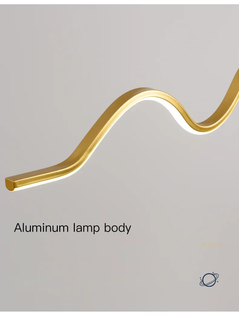 Modern LED Chandelier Dining Table Pendant Light for Kitchen, Bar, and Dining Room