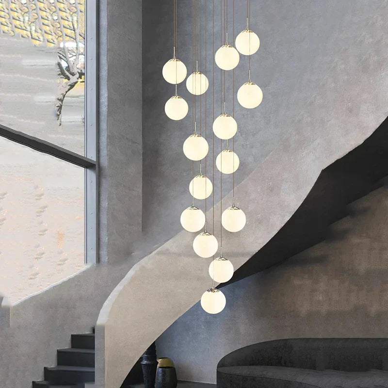 Nordic Dining Pendant Light Chandelier for Living Room, Indoor Ceiling Lamp