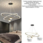 Modern Nordic Indoor LED Starry Sky Ceiling Chandelier