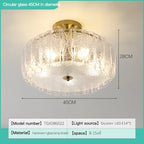 French Shell Crystal Chandelier by - Modern Elegant Lighting for Living Room, Bedroom, and Dining Room